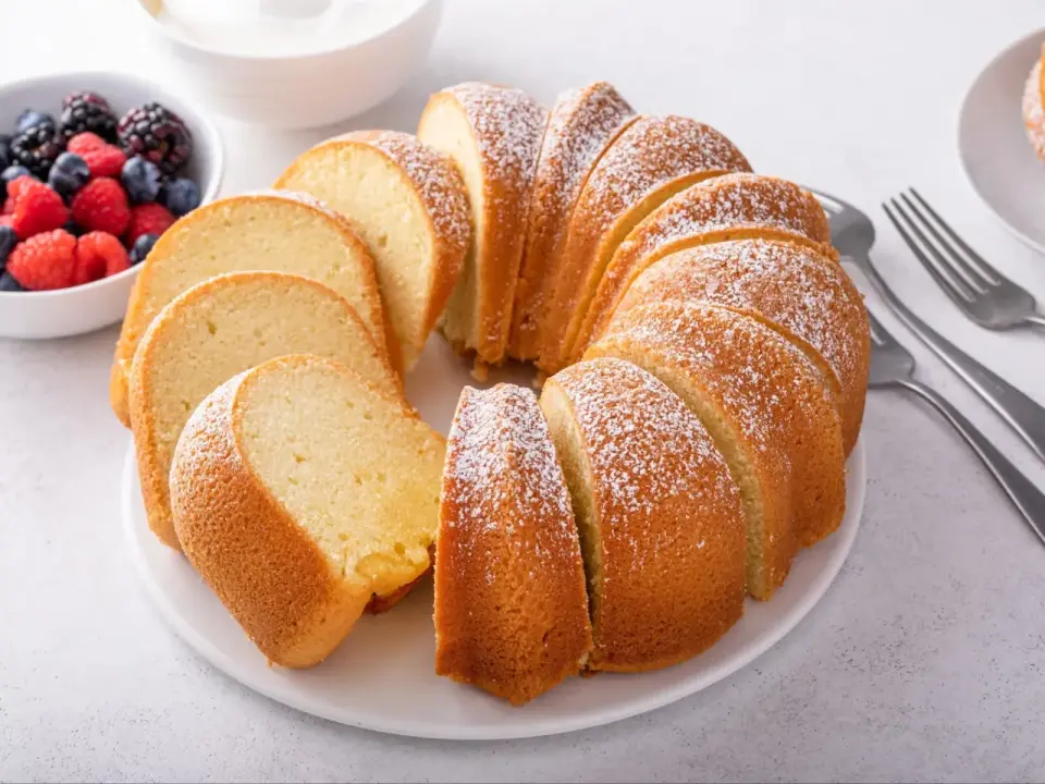 Wilgotna babka piaskowa bez zakalca i przesuszenia